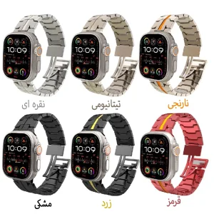 بند آکوآرا مدل Acero Magnet مناسب برای اپل واچ 46 میلیمتری سری 10/11