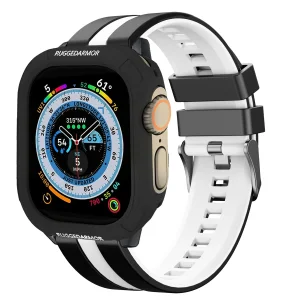 بند اسپریگ مدل Ferrer Rugged مناسب برای اپل واچ 49 میلی متری سری Ultra / Ultra 2 / Ultra 3 به همراه کاور