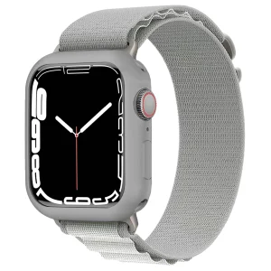 بند اسپریگ مدل AlpineSET-GRY مناسب برای اپل واچ Series 4 44mm / 5 44mm / 6 44mm / Se 44mm / 7 45mm / 8 45mm به همراه کاور