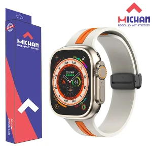بند میچان مدل مگنتی Magnetic-2CC مناسب برای اپل واج سری 10 46 میلی متری