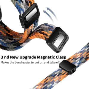 بند راینو مدل Braid Magnet مناسب برای اپل واچ سری 1/2/3/4/5/6/7/8/9/10/SE/ULTRA سایز 44/45/46/49 mm