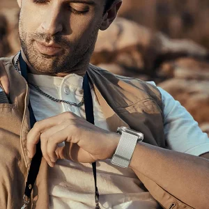بند ساعت آکوآرا مدل STRC مناسب برای اپل واچ سری Se/1/2/3/4/5/6/7/8/9/Ultra/Ultra2 سایز 42/44/45/49mm