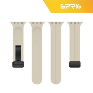 بند اسپریگ مدل Magnetic Silicon مناسب برای اپل واچ 42 / 44 / 45 / 49 میلی متر