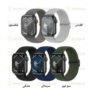 بند آلتیمیت شیلد مدل Braided مناسب برای اپل واچ سری 10 سایز 46 میلی متری
