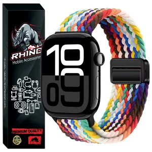بند راینو مدل Braided Magnet مناسب برای اپل واچ سایز 44/45/46/49 میلی متری سری 1/2/3/4/5/6/7/8/9/10/SE/ULTRA