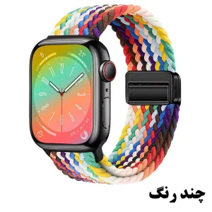 بند راینو مدل Braided Magnet مناسب برای اپل واچ سایز 44/45/46/49 میلی متری سری 1/2/3/4/5/6/7/8/9/10/SE/ULTRA