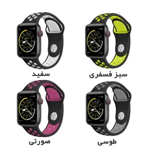 بند کوتتسی مدل WH5216-BK W12 مناسب برای اپل واچ 40/41/42 میلی متری سری 4/5/6/7/8/9/10/11/SE