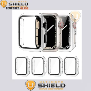 کاور آلتیمیت شیلد مدل UL-360 مناسب برای اپل واچ Series 8 Aluminum 41mm / Series 7 Aluminum 41mm به همراه محافظ صفحه نمایش