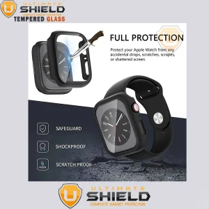 کاور آلتیمیت شیلد مدل UL-360 مناسب برای اپل واچ Series 1 Aluminum 42 / Series 2 42mm / Series 3 42mm به همراه محافظ صفحه نمایش