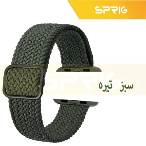 بند اسپریگ مدل Braided Loop مناسب برای اپل واچ سری 7/8/9 سایز 45 میلی متری