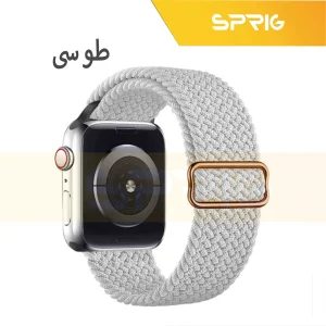 بند اسپریگ مدل Braided Loop مناسب برای اپل واچ سری 7/8/9 سایز 45 میلی متری