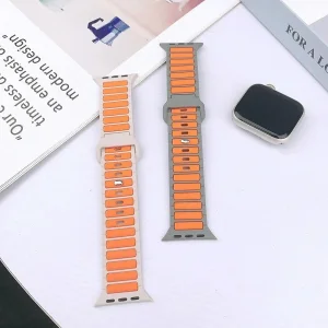 بند راینو مدل Ripple Silic مناسب برای اپل واچ سایز 38/40/41mm سری SE/1/2/3/4/5/6/7/8/9