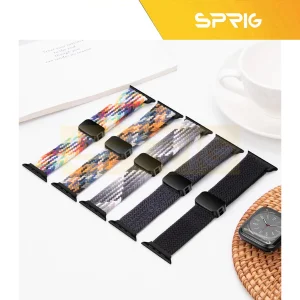 بند اسپریگ مدل Braided Solo Magnet مناسب برای اپل واچ 42/44/45 میلی متری سری SE/1/2/3/4/5/6/7/8/9