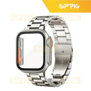 بند اسپریگ مدل 3Bead Ultra Design مناسب برای اپل واچ سری Se/4/5/6 سایز 40 میلی متری به همراه کاور