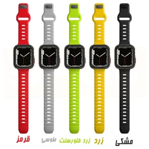 بند اسپریگ مدل Spig BL-Amizze مناسب برای اپل واچ Series 7 45mm به همراه کاور
