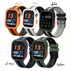 بند اسپریگ مدل Ferrer Rugged مناسب برای اپل واچ 49 میلی متری سری Ultra 3 به همراه کاور