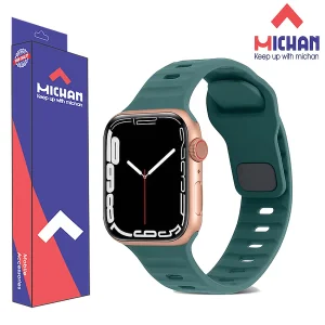 بند میچان مدل Silicone Sport مناسب برای اپل واج سری 10 46 میلی متری