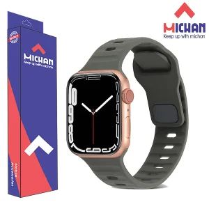 بند میچان مدل Silicone Sport مناسب برای اپل واج سری 10 46 میلی متری