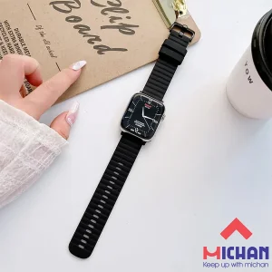 بند ساعت میچان مدل Lin مناسب برای اپل واچ سری 1/2/3/4/5/6/7/8/9/SE سایز 38/40/41 میلی متری