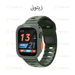 بند آلتیمیت شیلد مدل SPG Rugged مناسب برای اپل واچ اپل واچ سری 4/5/6/Se سایز 44 میلی متری به همراه کاور