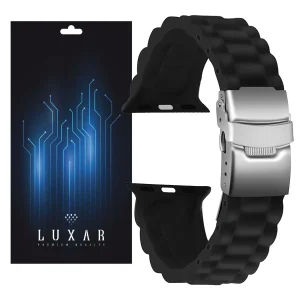 بند لوکسار مدل LUX 3 -500 مناسب برای اپل واچ سری 1/2/3/4/5/6/7/8/SE/ULTRA سایز 42/44/45/49 میلی متری
