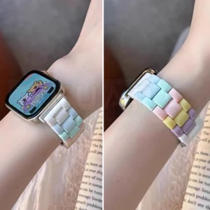 بند آکوآرا مدل LegoBead مناسب برای اپل واچ 44/45/46/49 میلیمتری سری SE1/SE2/SE3/4/5/6/7/8/9/10/11/Ultra/Ultra2/Ultra3