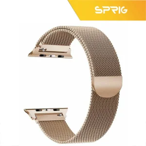 بند اسپریگ مدل Milanese مناسب برای اپل واچ Series 9 41 میلی متری
