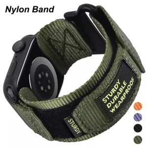 بند گودزیلا مدل Tactical Nylon مناسب برای اپل واچ Ultra / Ultra 2 49mm