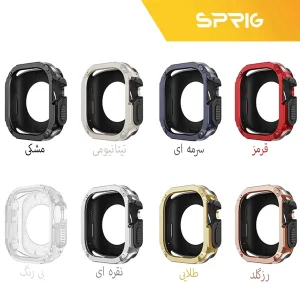 کاور اسپریگ مدل ShockProof-GU مناسب برای اپل واچ 49 میلی متری سری Ultra / Ultra 2 / Ultra 3