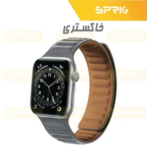 بند اسپریگ مدل Magnetic LP مناسب برای اپل واچ سری Se/Ultra/Ultra 2/1/2/3/4/5/6/7/8/9 سایز 42/44/45/49 میلی متری