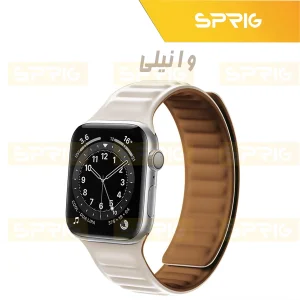 بند اسپریگ مدل Magnetic LP مناسب برای اپل واچ سری Se/Ultra/Ultra 2/1/2/3/4/5/6/7/8/9 سایز 42/44/45/49 میلی متری