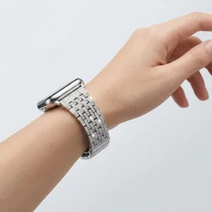 بند آکوآرا مدل 7Diamond مناسب برای اپل واچ 44/45/46/49 میلیمتری سری SE1/SE2/SE3/4/5/6/7/8/9/10/11/Ultra/Ultra2/Ultra3