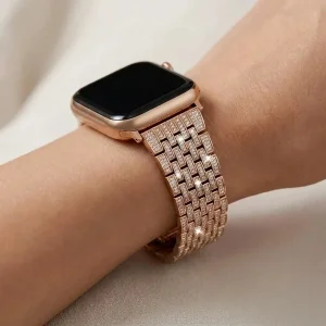 بند آکوآرا مدل 7Diamond مناسب برای اپل واچ 44/45/46/49 میلیمتری سری SE1/SE2/SE3/4/5/6/7/8/9/10/11/Ultra/Ultra2/Ultra3