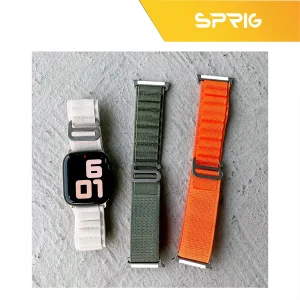 بند اسپریگ مدل Ocean-Alpine مناسب برای اپل واچ Ultra 49 میلی متر مجموعه دو عددی