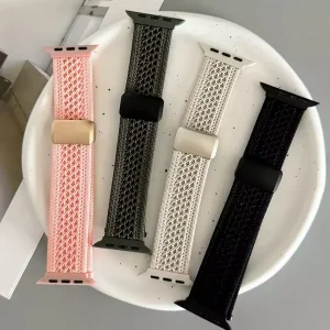 بند راینو مدل Weaving Nylon مناسب برای اپل واج سری 10 46 میلی متری