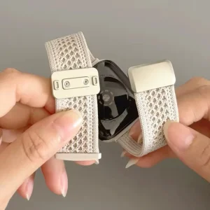 بند راینو مدل Weaving Nylon مناسب برای اپل واج سری 10 46 میلی متری