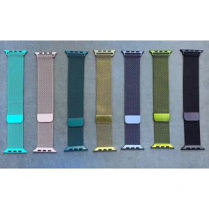 بند اپیکوی مدل Milanese Loop مناسب برای اپل واچ سری 1/2/3/4/5/6/7/8/SE/Ultra سایز 42/44/45/49 میلی متری