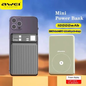 پاوربانک اوی مدل مگ سیف کد P186K 22.5W ظرفیت 10000 میلی آمپر ساعت