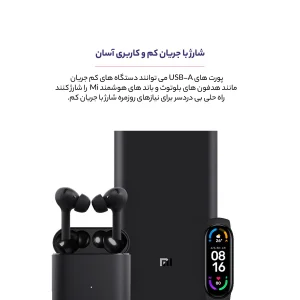 پاوربانک شیائومی مدل PB2050SZM ظرفیت 20000 میلی آمپر ساعت