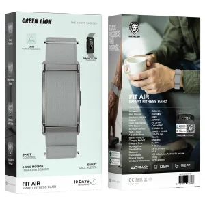 مچ‌بند هوشمند گرین لاین مدل Fit Air Smart Fitness Band با بند نایلونی