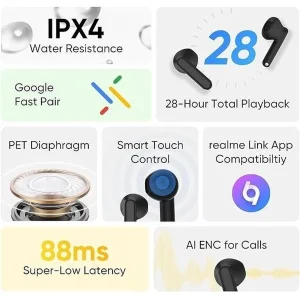 هدفون بلوتوثی ریلمی مدل T01