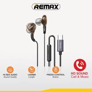 هندزفری ریمکس مدل  RM-670a TypeC