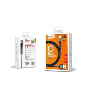 کابل تبدیل USB به microUSB الدینیو مدل LS64 طول 2 متر