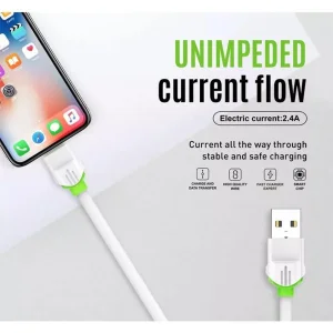 کابل تبدیل USB به لایتنینگ الدینیو مدل LS-35 طول 2 متر