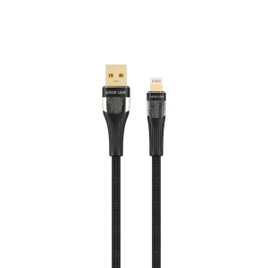 کابل تبدل USB به لایتنینگ گرین لاین مدل Transparent طول ۱ متر