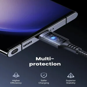 کابل USB-C یوگرین مدل US567 کد 15374 طول 2 متر