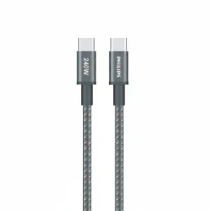 کابل تبدیل USB-C به USB-C فیلیپس مدل DLC7060C طول 2 متر
