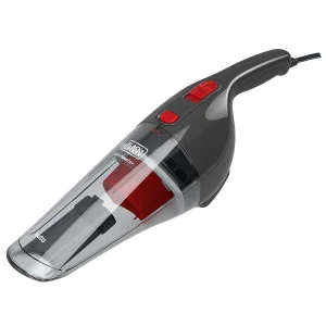 جاروبرقی خودرو بلک اند دکر مدل NV1210AV با اتصال باسیم به برق خودرو، فیلتر قابل شست‌وشو و سری فرچه‌دار