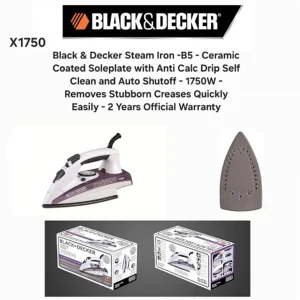 اتو بخار 1750 وات بلک اند دکر مدل X1750-B5