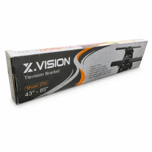 پایه دیواری متحرک تلویزیون ایکس ویژن مدل Z70-X6 مناسب برای 43 تا 85 اینچ